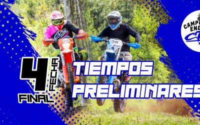 TIEMPOS PRELIMINARES IV FECHA